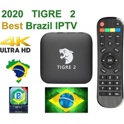 IPTV Brazil Brasil Brazilian,2019 Newest TIGRE Brasil Box Better Faster Then IPTV8 HTV 5 6 IPTV6 8 A2 4k canais do Brazil